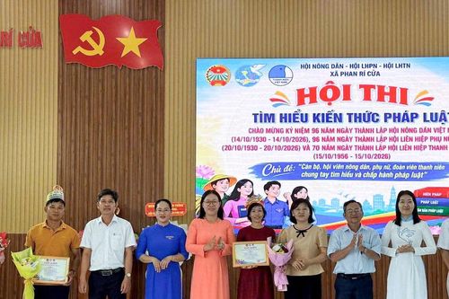 Hơn 200 hội viên thi tìm hiểu kiến thức pháp luật tại Phan Rí Cửa