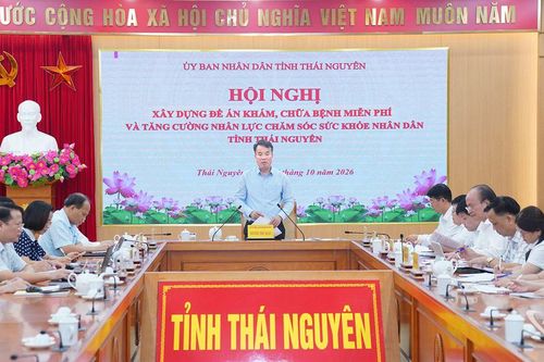 Thái Nguyên xây dựng Đề án khám, chữa bệnh miễn phí và tăng cường nhân lực y tế cơ sở