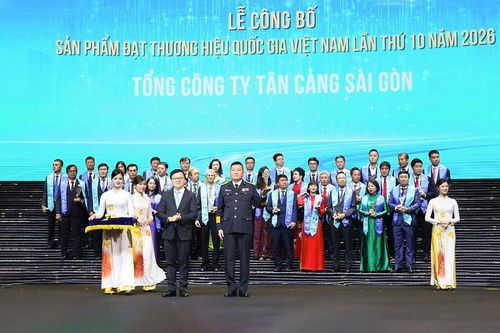 Tân Cảng Sài Gòn 9 lần liên tiếp đạt Thương hiệu Quốc gia