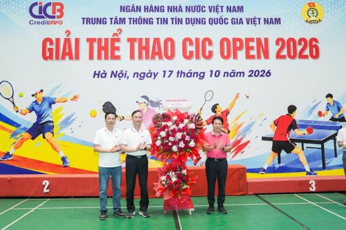 Giải thể thao CIC Open 2026: Rèn luyện sức khỏe, thắt chặt tình đoàn kết trong ngành Ngân hàng