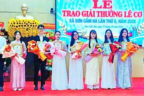 Xã Sơn Cẩm Hà, Đà Nẵng trao Giải thưởng Lê Cơ lần thứ II, năm 2026