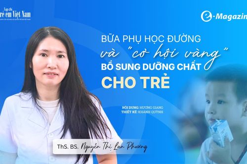 Bữa phụ học đường và 'cơ hội vàng' bổ sung dưỡng chất cho trẻ