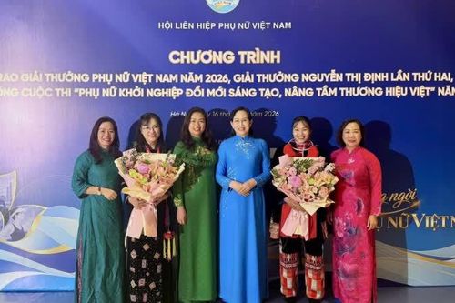 2 cá nhân của tỉnh vinh dự nhận Giải thưởng Phụ nữ Việt Nam