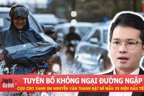 Cựu CEO Xanh SM Nguyễn Văn Thanh bật mí mẫu xe điện đầu tiên, tuyên bố không ngại đường ngập