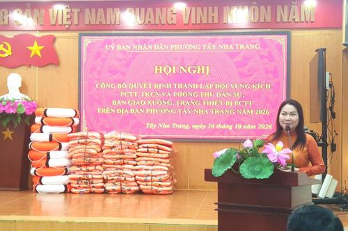 Nữ doanh nhân Khánh Hòa đồng hành cùng địa phương chủ động ứng phó thiên tai