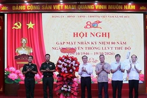 Xã Mỹ Đức kỷ niệm 80 năm Ngày truyền thống Lực lượng vũ trang Thủ đô