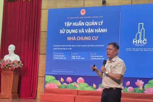 Phường Hoàng Liệt tập huấn nâng cao chất lượng quản lý nhà chung cư