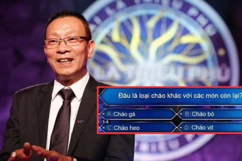Câu hỏi đánh đố của Ai Là Triệu Phú: Cháo nào khác biệt giữa cháo gà, bò, heo và vịt?