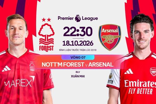 Nhận định trận đấu Nottingham vs Arsenal, 22h30 ngày 18.10: Thắng để bám đuổi