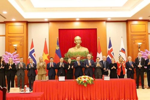Tổng Bí thư, Chủ tịch nước Tô Lâm chứng kiến Lễ ký Hiệp định thương mại tự do Việt Nam - EFTA