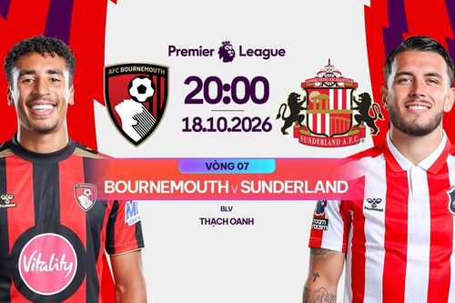 Nhận định trận đấu Bournemouth vs Sunderland, 20h00 ngày 18.10: Quyết tìm chiến thắng đầu tay