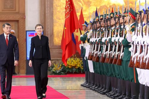 Thủ tướng Lê Minh Hưng chủ trì lễ đón chính thức Thủ tướng Liechtenstein