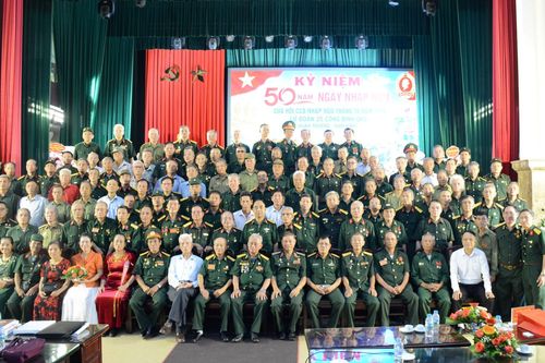 Cựu chiến binh Lữ đoàn Công binh 25 (Quân khu 9) gặp mặt kỷ niệm 50 năm Ngày nhập ngũ