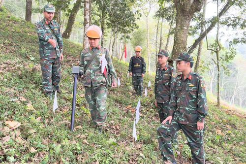 Hoàn thành rà phá bom mìn trên 300ha đất tại Lào Cai