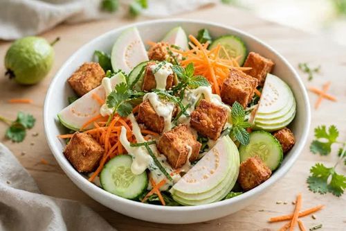 Quả ổi giàu vitamin C, gợi ý công thức món salad giòn ngon