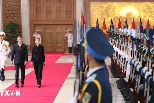 Thủ tướng Lê Minh Hưng chủ trì lễ đón chính thức Thủ tướng Liechtenstein