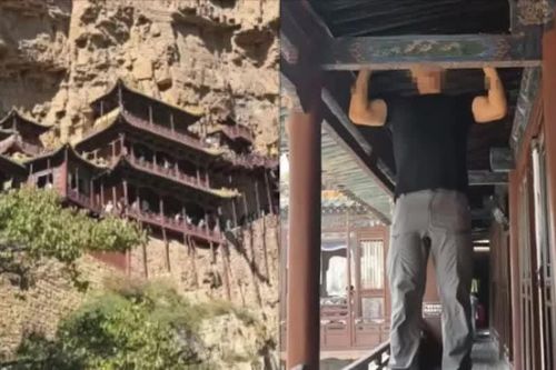 Nam TikToker gây phẫn nộ vì đu xà trong chùa cổ, cảnh sát vào cuộc điều tra