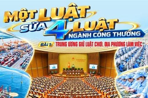 Một luật sửa 4 luật ngành Công Thương - Bài 1: Trung ương giữ luật chơi, địa phương làm việc
