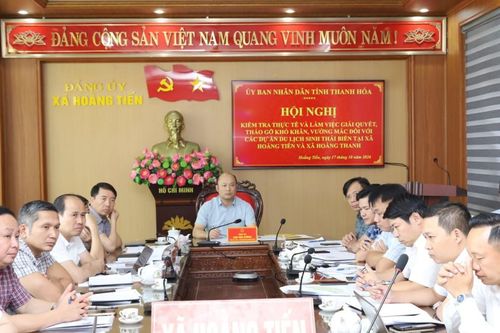 Thanh Hóa khẩn trương gỡ vướng mặt bằng cho loạt dự án du lịch biển