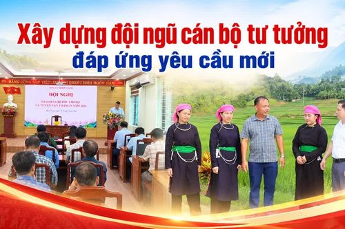 Xây dựng đội ngũ cán bộ tư tưởng đáp ứng yêu cầu mới
