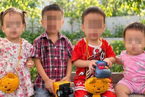 Tìm thân nhân của 4 cháu bé được phát hiện trước cổng chùa Diệu Giác (phường An Khánh, TP.HCM)