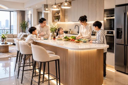 Vì sao đảo bếp ngày càng được ưa chuộng trong những ngôi nhà hiện đại?
