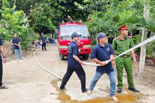 Phát huy hiệu quả Đội chữa cháy tình nguyện ở xã biên giới An Giang