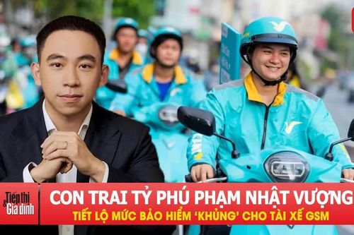Con trai tỷ phú Phạm Nhật Vượng tiết lộ mức bảo hiểm 'khủng' cho tài xế GSM
