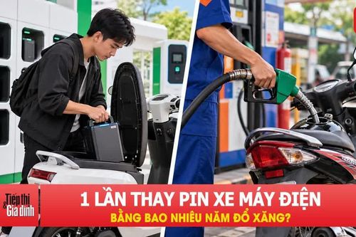 Một lần thay pin xe máy điện bằng bao nhiêu năm đổ xăng? Con số khiến nhiều người bất ngờ!