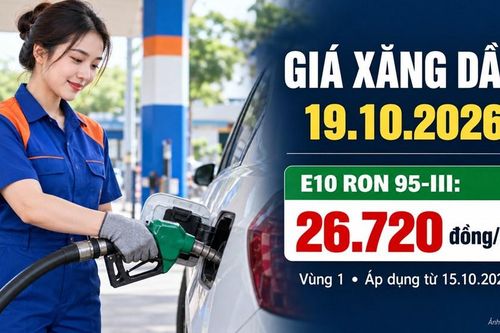Giá xăng dầu hôm nay 19.10.2026: Dầu thế giới đầu tuần giảm nhẹ