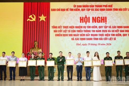 Huế đặt mục tiêu quy tập 160 hài cốt liệt sĩ trong giai đoạn 2 chiến dịch 500 ngày đêm