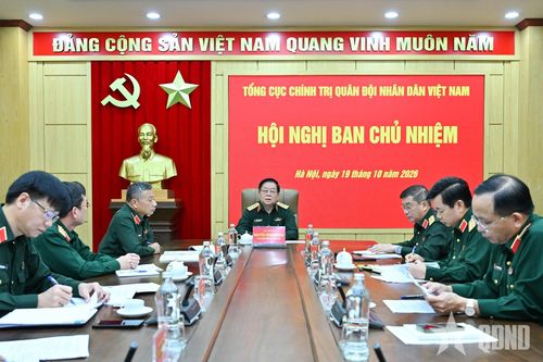 Đại tướng Nguyễn Trọng Nghĩa chủ trì Hội nghị Ban Chủ nhiệm Tổng cục Chính trị