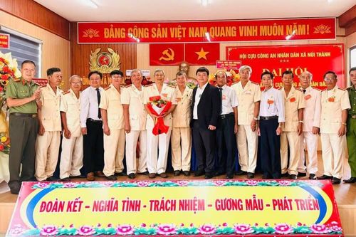 Thành lập Hội Cựu Công an nhân dân xã Núi Thành