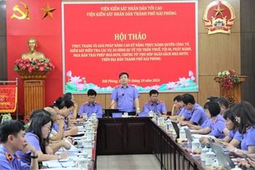 Nâng cao kỹ năng công tố, kiểm sát điều tra án trốn thuế và hóa đơn