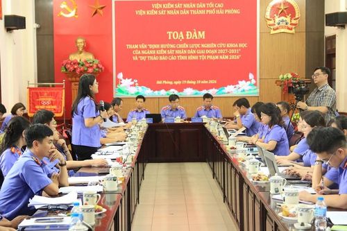Góp ý định hướng nghiên cứu khoa học ngành Kiểm sát giai đoạn 2027 - 2031