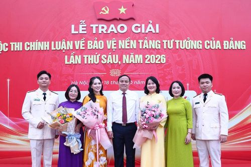 Nghệ An có 4 tác phẩm đoạt giải Cuộc thi chính luận bảo vệ nền tảng tư tưởng của Đảng lần thứ sáu, năm 2026