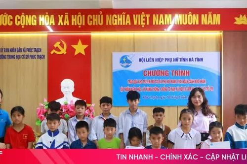 Phụ nữ Hà Tĩnh bền bỉ tiếp sức cho học sinh hoàn cảnh khó khăn