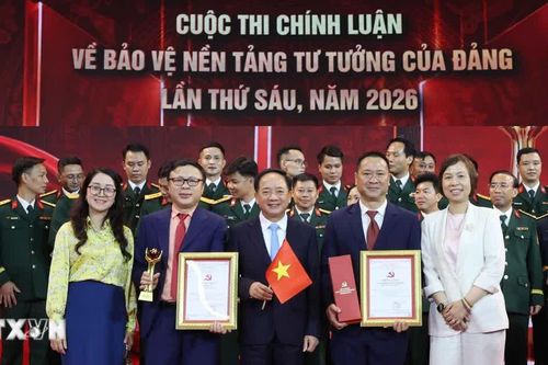 Lễ trao giải Cuộc thi chính luận về bảo vệ nền tảng tư tưởng của Đảng lần thứ 6