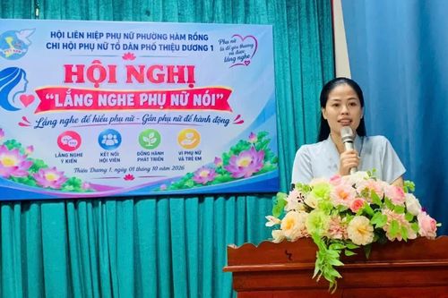 Triển khai “Tháng lắng nghe phụ nữ nói”