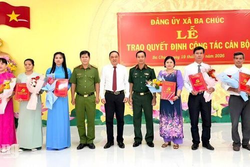 Ba Chúc kiện toàn nhân sự tại các chi bộ, ấp