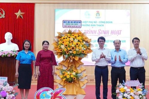 Hội Liên hiệp Phụ nữ phường Bàn Thạch tích cực vận động hội viên hưởng ứng các phong trào thi đua