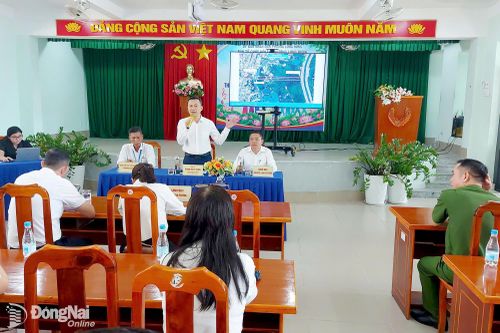 Phường Long Hưng lấy ý kiến người dân về Dự án đường nối Đại lộ Nguyễn Hữu Cảnh đến đường Nguyễn Văn Tỏ
