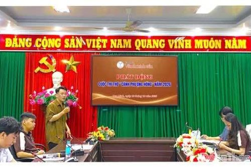Phát động Cuộc thi thơ 'Cánh phượng hồng' năm 2026
