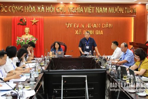 Kiểm tra kỷ luật kỷ cương hành chính và thực thi công vụ tại xã Bình Gia