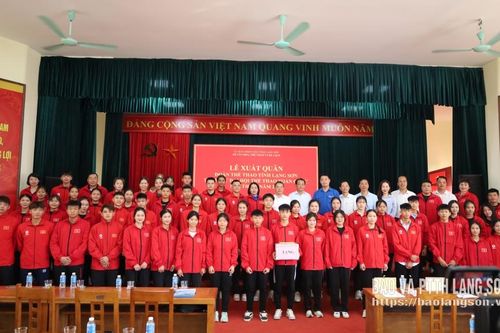 Đoàn Thể thao Lạng Sơn xuất quân tham dự Đại hội Thể thao toàn quốc lần thứ X năm 2026