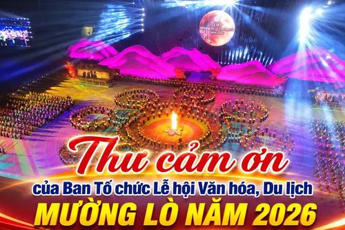 Thư cảm ơn của Ban Tổ chức Lễ hội Văn hóa, Du lịch Mường Lò năm 2026