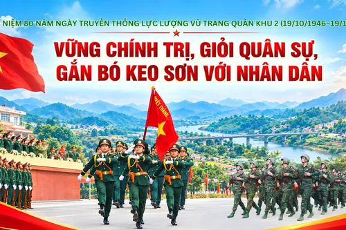 Vững chính trị, giỏi quân sự, gắn bó keo sơn với Nhân dân