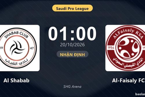Nhận định Al Shabab vs Al-Faisaly FC, vòng 10 Saudi Pro League