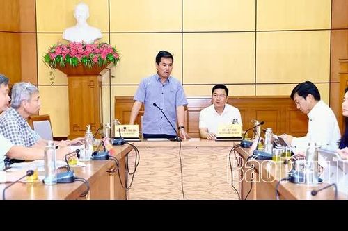 Thứ trưởng Bộ Xây dựng làm việc với tỉnh về điều chỉnh quy hoạch chung đô thị Vĩnh Phúc