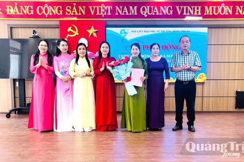 Phường Đồng Thuận ra mắt mô hình điểm 'Gia đình 5 không, 3 sạch, 3 an'
